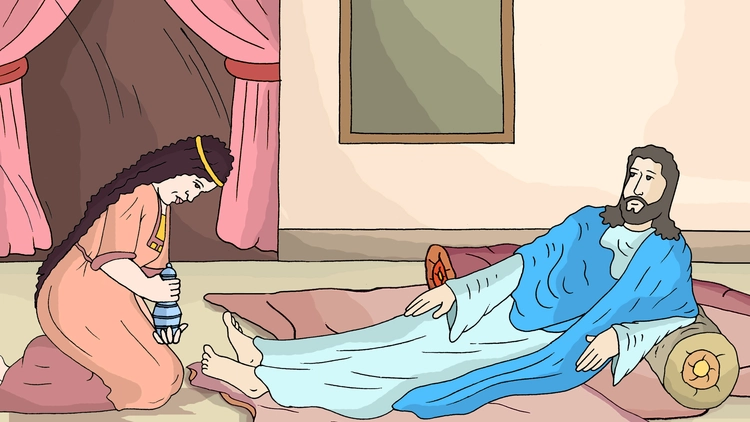 50. Woman Sinner Anoints Jesus' Feet